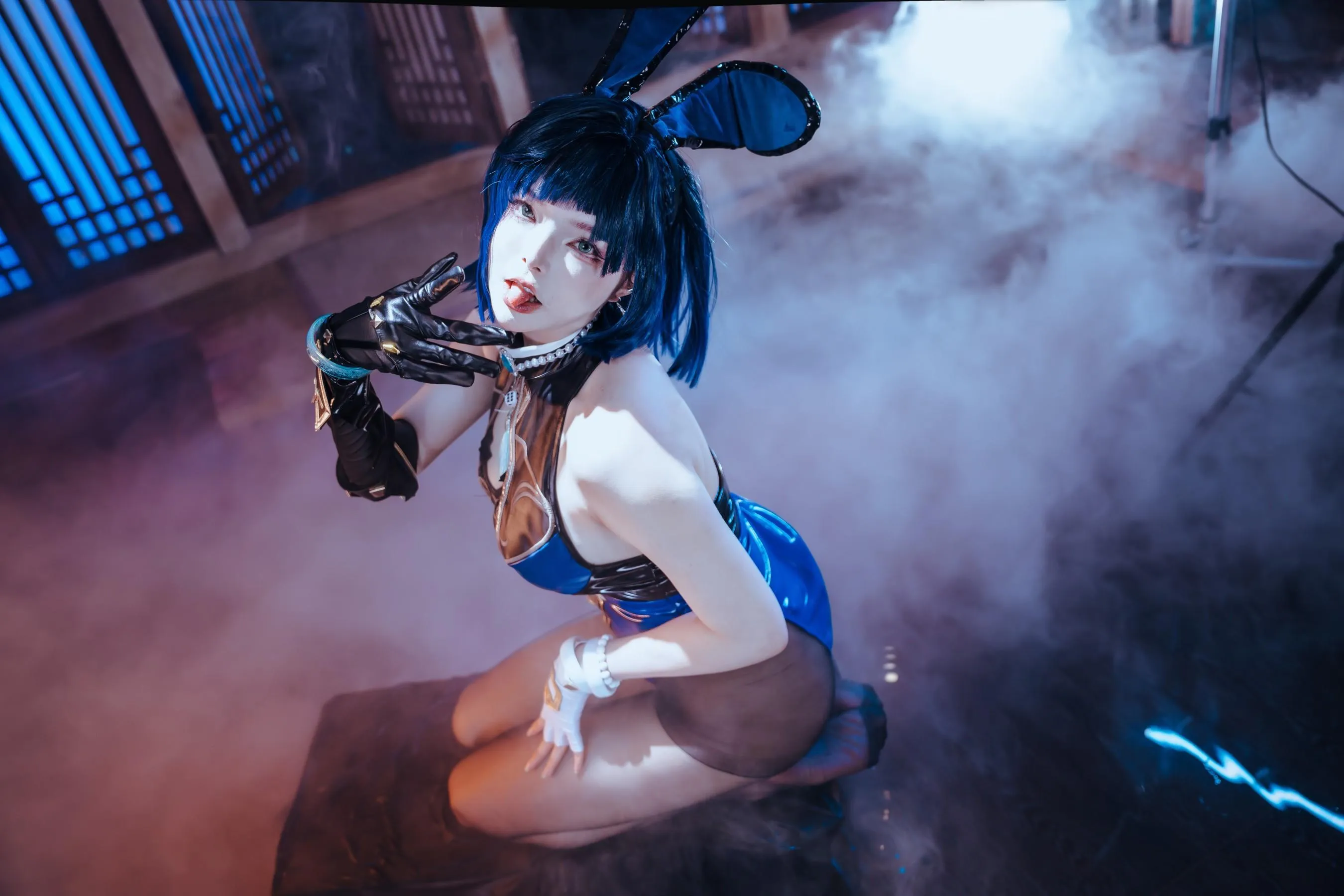 秋和柯基 – NO.110 夜兰 兔女郎 [46P]插图2